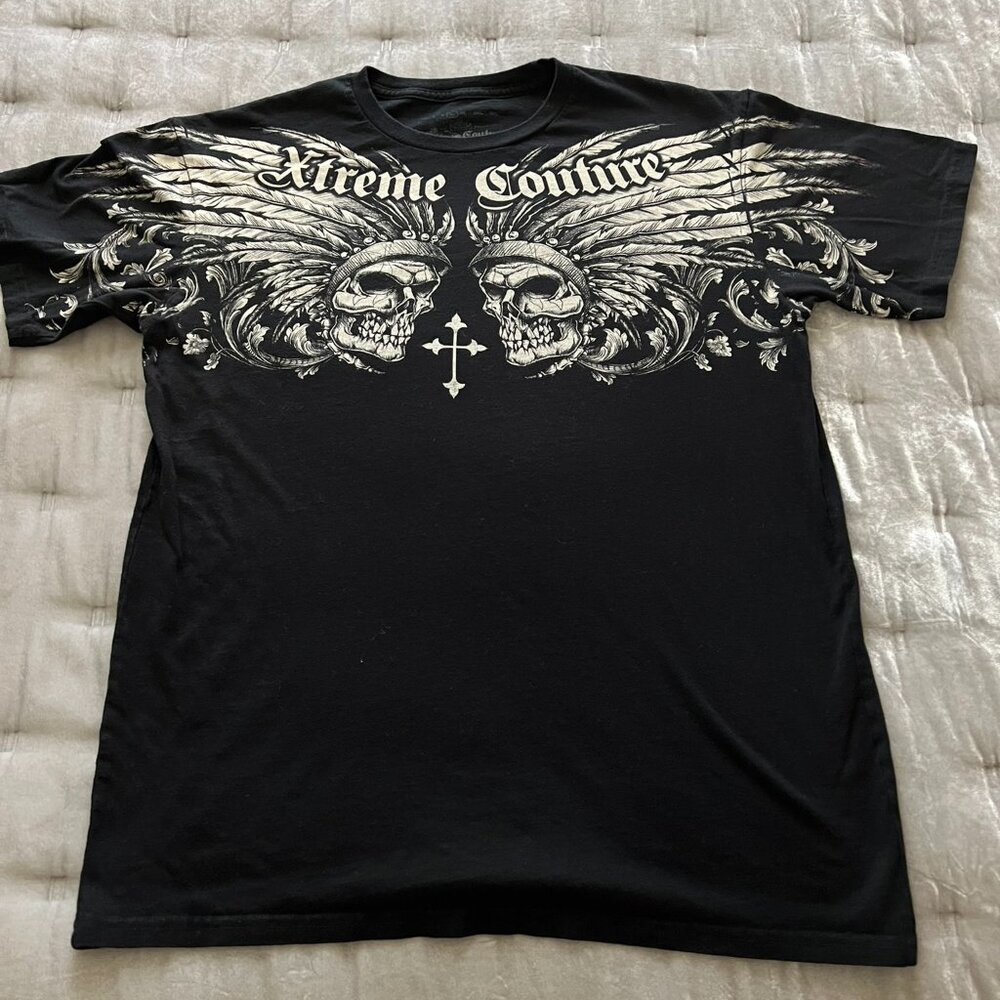 Extreme Couture by Affliction Mens T-Shirt EUC